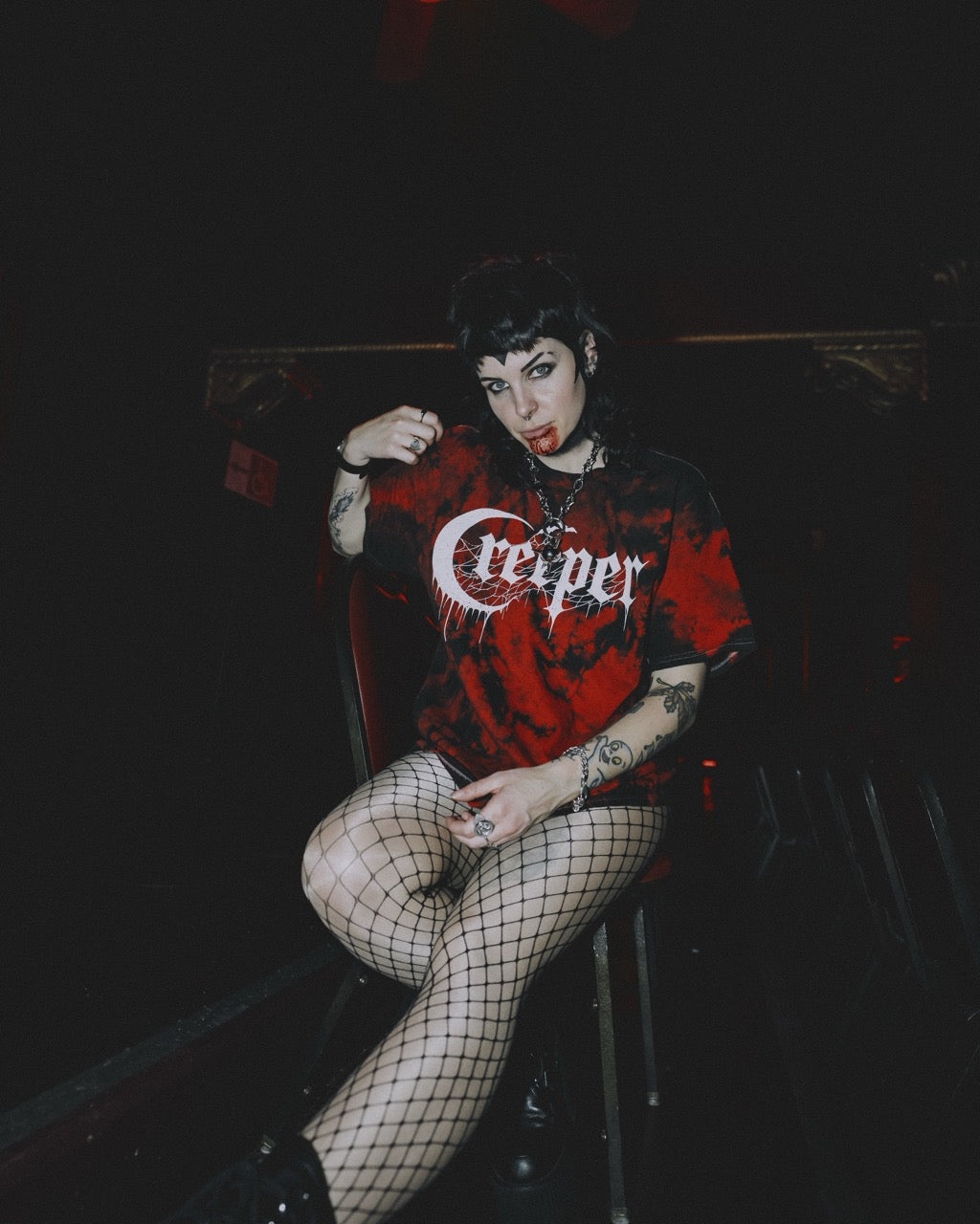 Tie Dye Tee - Red