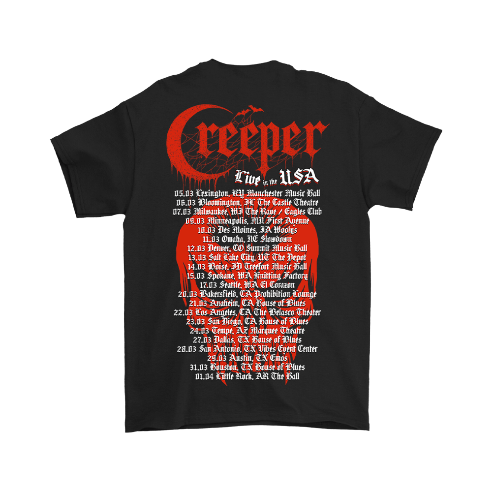 US Tour Tee - Black