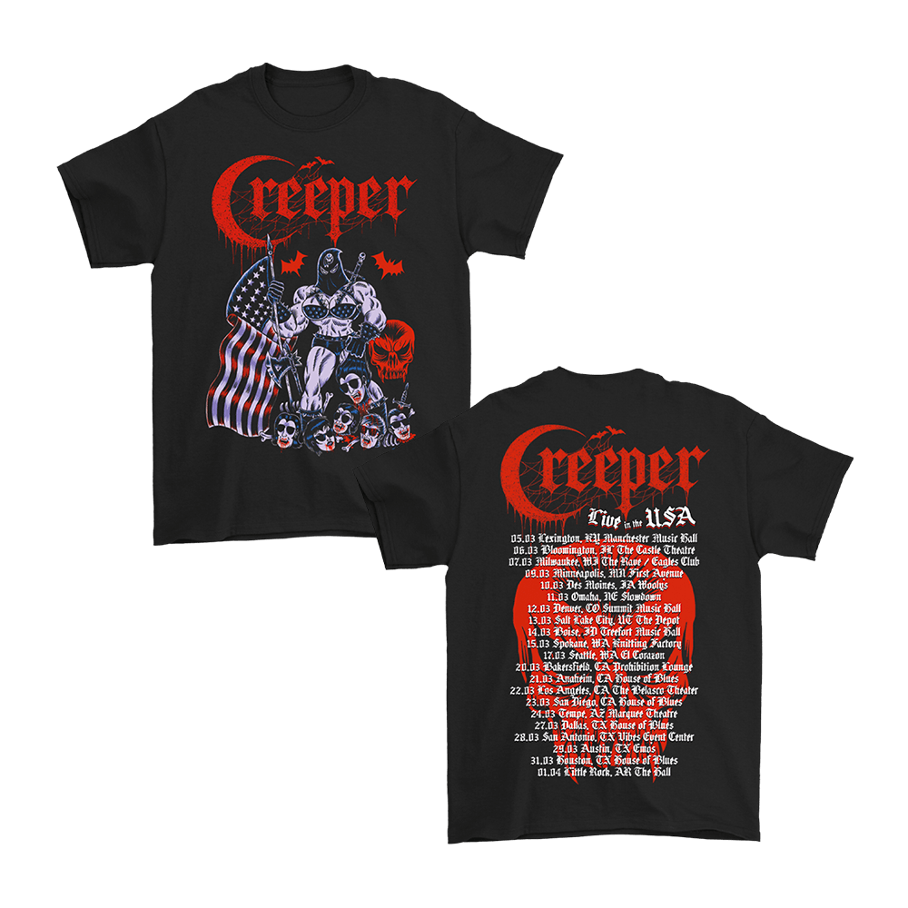 US Tour Tee - Black